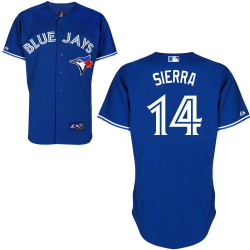 Moises Sierra #14 mlb Jersey-Toronto Blue Jays Women's Authentic Alternate Blue Baseball Jersey